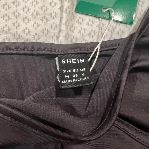 GRAY SHIEN CROPPED TANK TOP - Picture 2 of 2